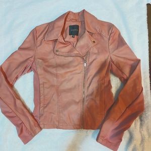 Dynamite Faux Leather Jacket Size XS